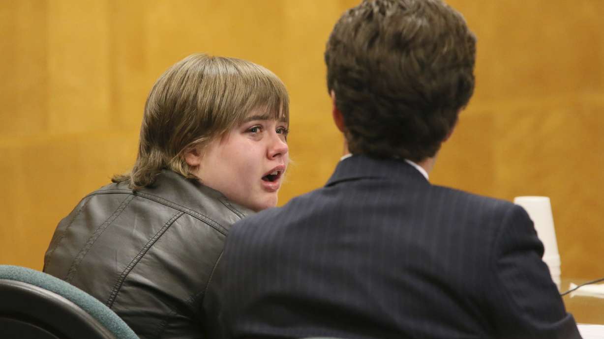 The Latest: 40-year commitment for girl in Slender Man case