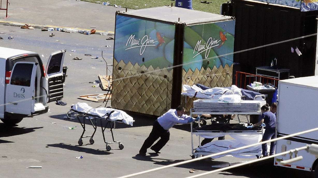 Latest: Police mum on armor-piercing ammo in Vegas shooting