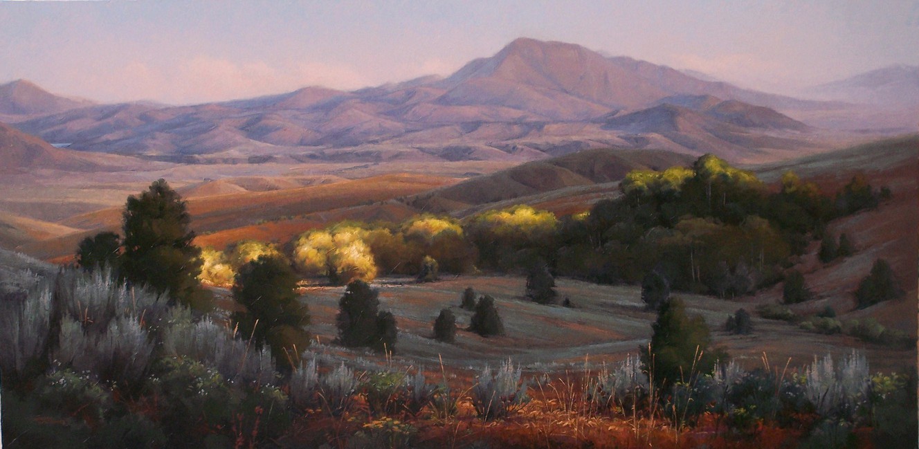 “Malad Valley from Old Canyon” in the Brigham City Temple of The Church of Jesus Christ of Latter-day Saints. (Photo: Daren Wilding)