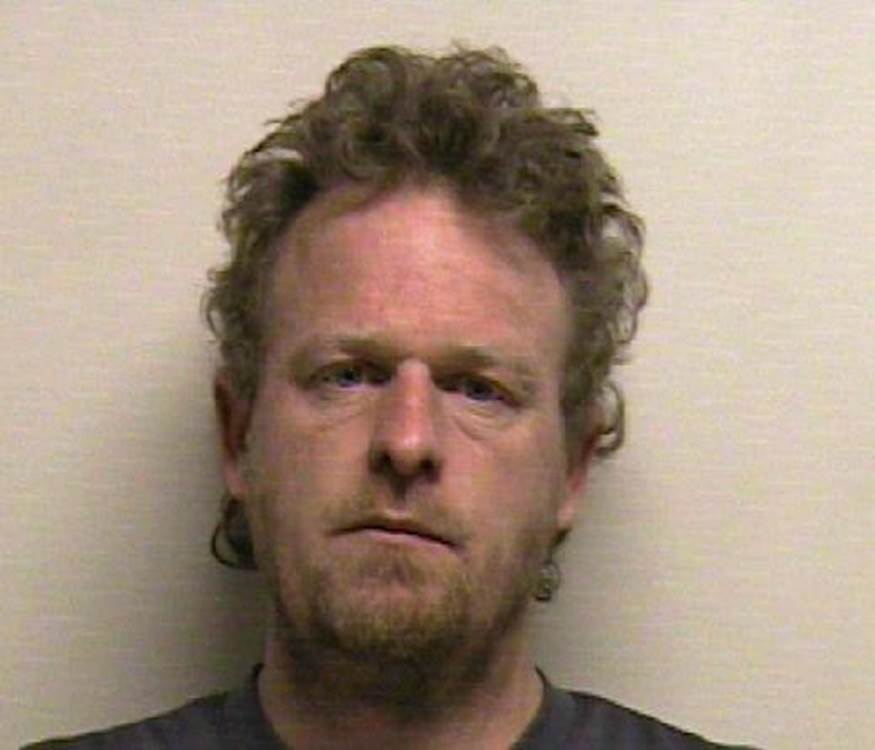 Springville police said Paul Douglas Anderson, 40, was arrested on suspicion of assaulting a police officer, resisting arrest, theft, burglary and failing to stop at an officer's command. (Photo: Utah County Sheriff's Office)