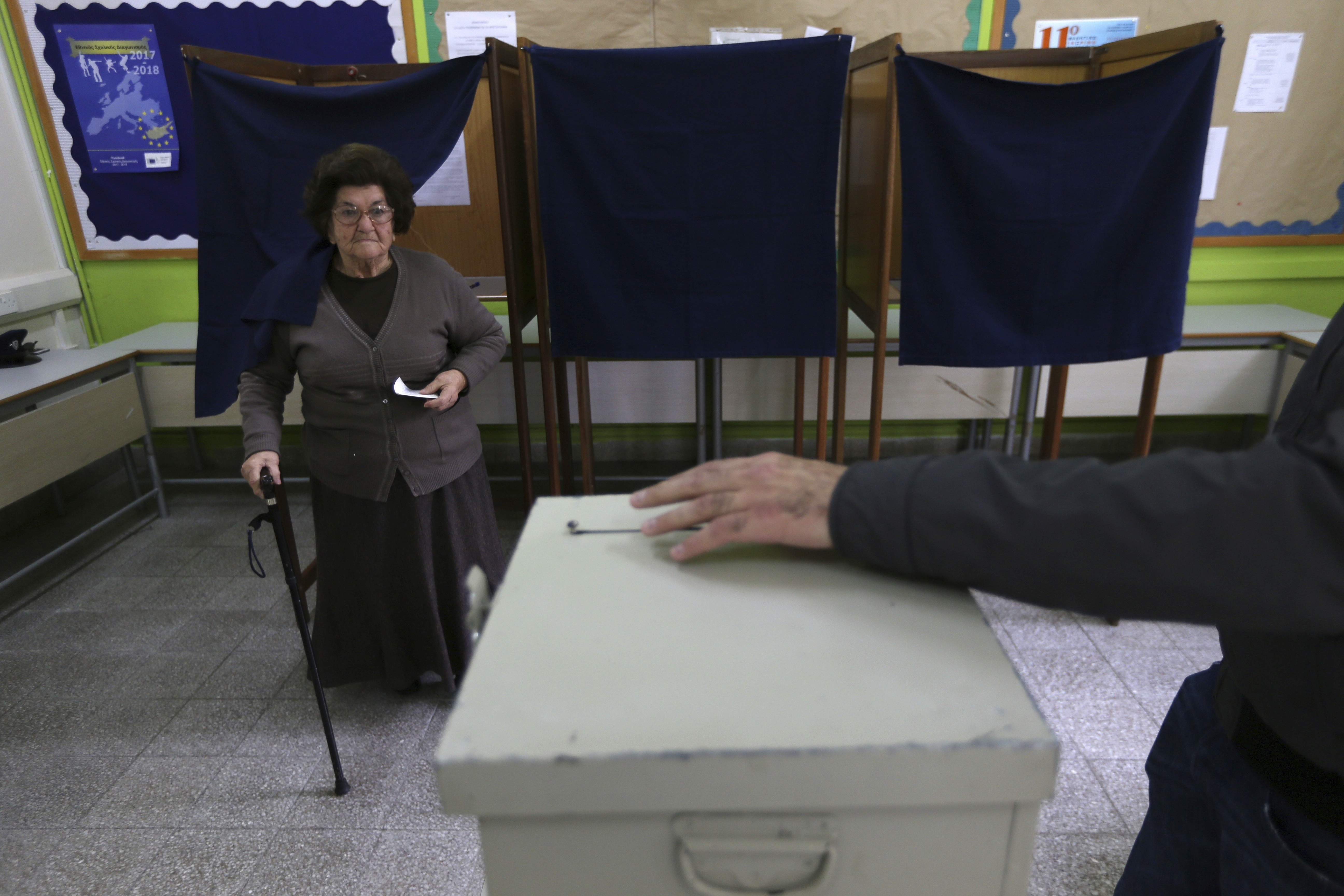 The Latest: Challenger concedes Cyprus presidential race