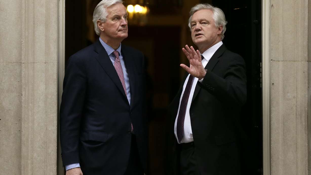 The Latest: EU warns UK on impact of exiting customs unions