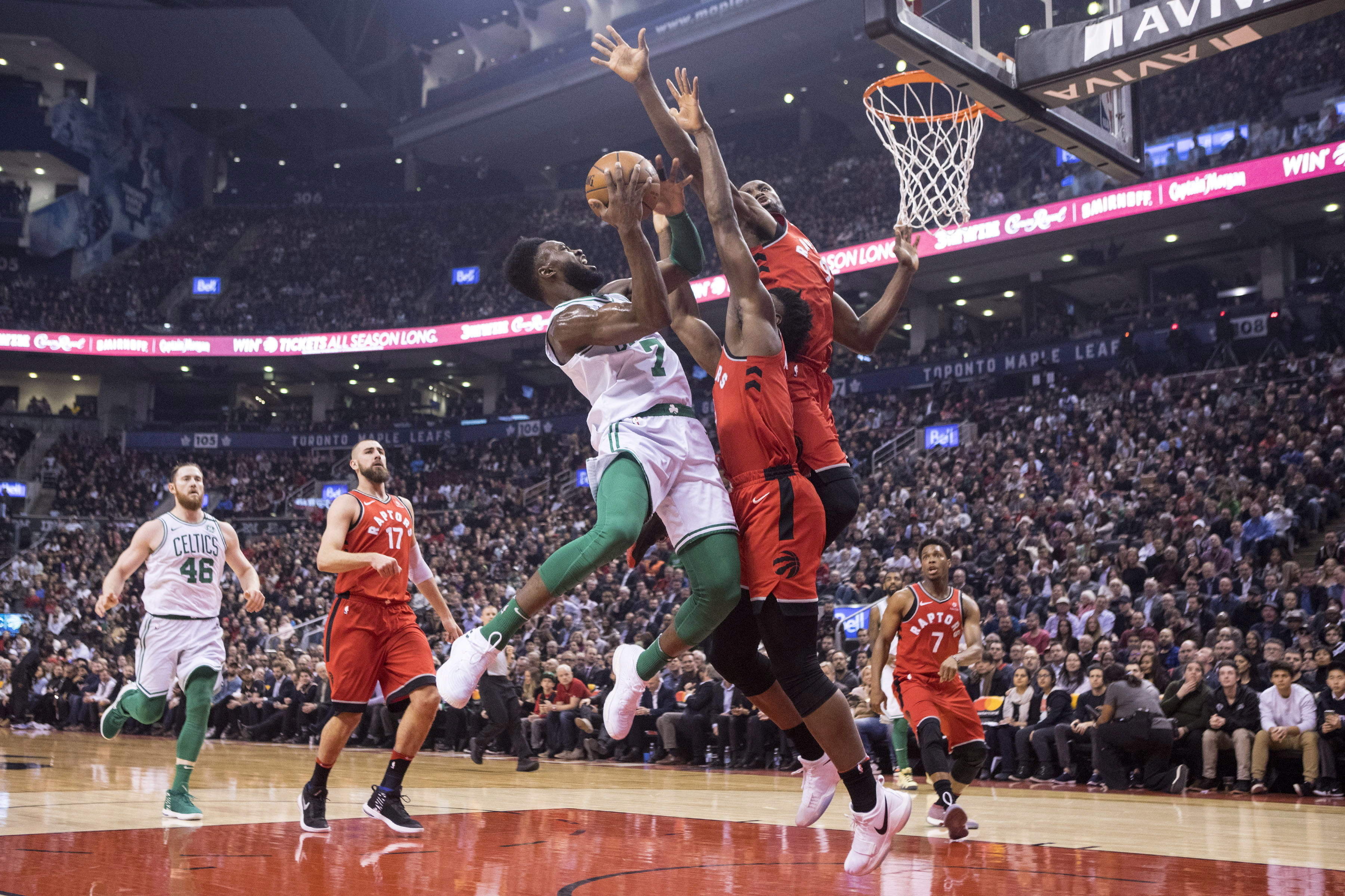 Lowry scores 23 points as Raptors rout Celtics 111-91