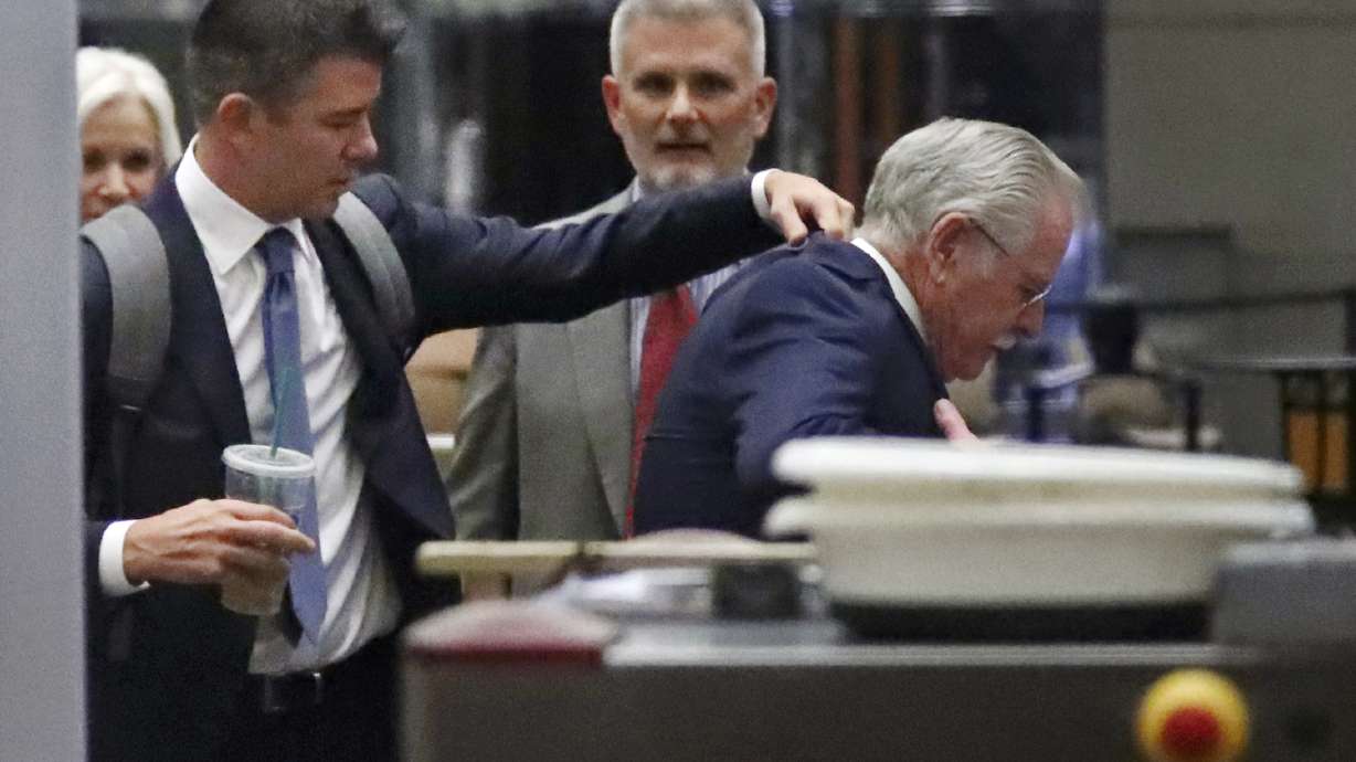 The Latest: Ex-Uber CEO saw Google founder as a 'brother'