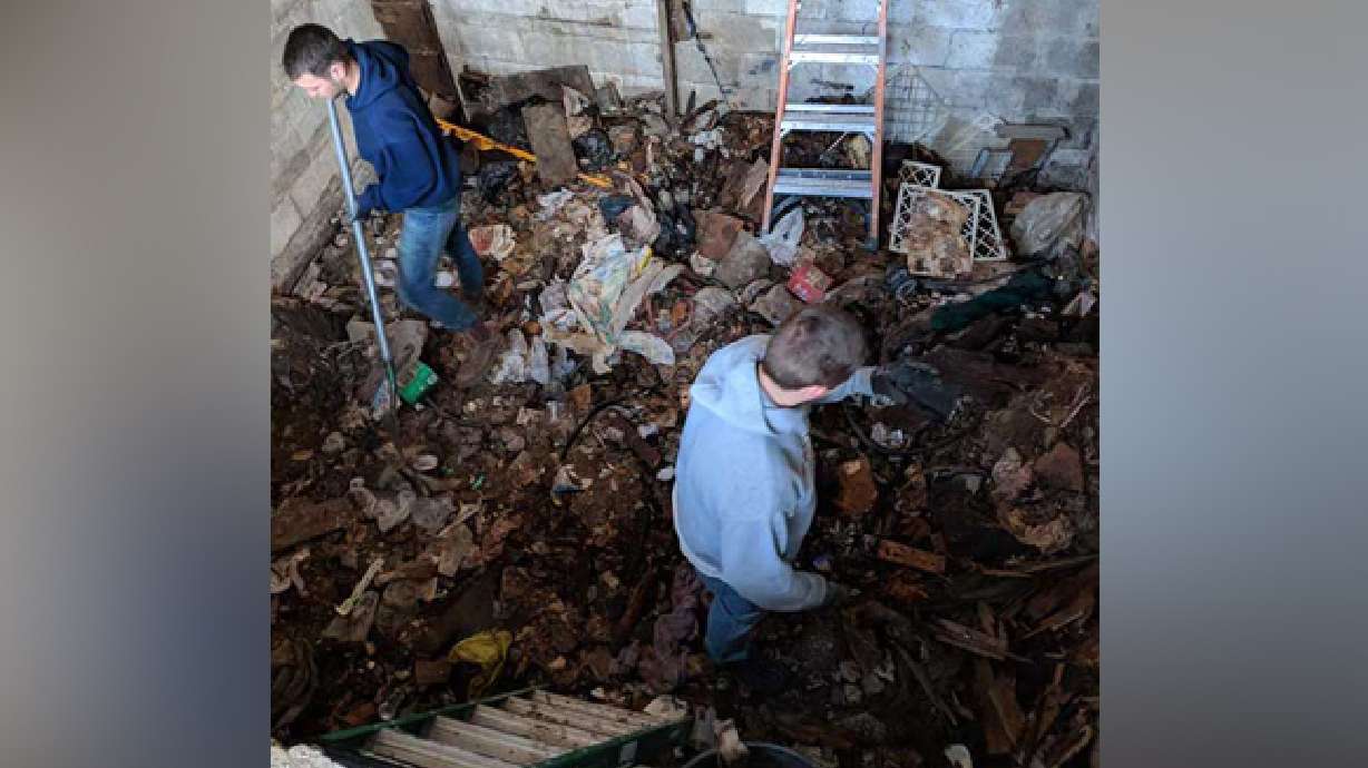 What lies beneath: Secrets of room hidden under the garage revealed