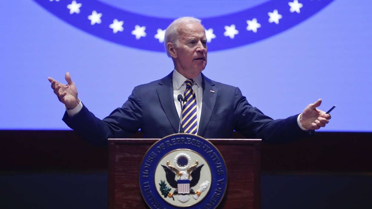 The Latest: Biden slams GOP for not standing up to Trump