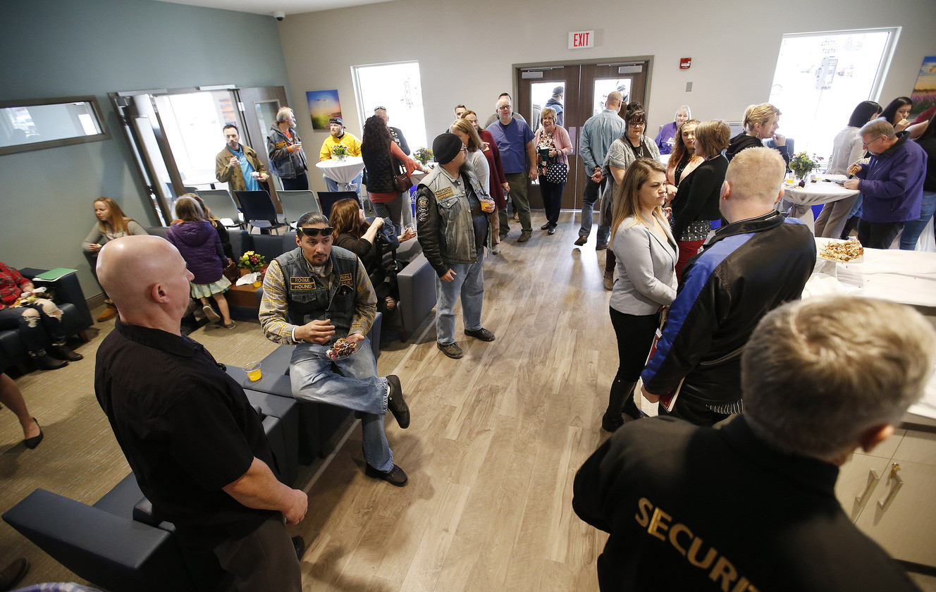 People tour Ogden Regional Medical Center's newly built residential center for its Alcohol and Chemical Treatment program in Washington Terrace on Wednesday, Feb. 7, 2018. (Photo: Jeffrey D. Allred, KSL)