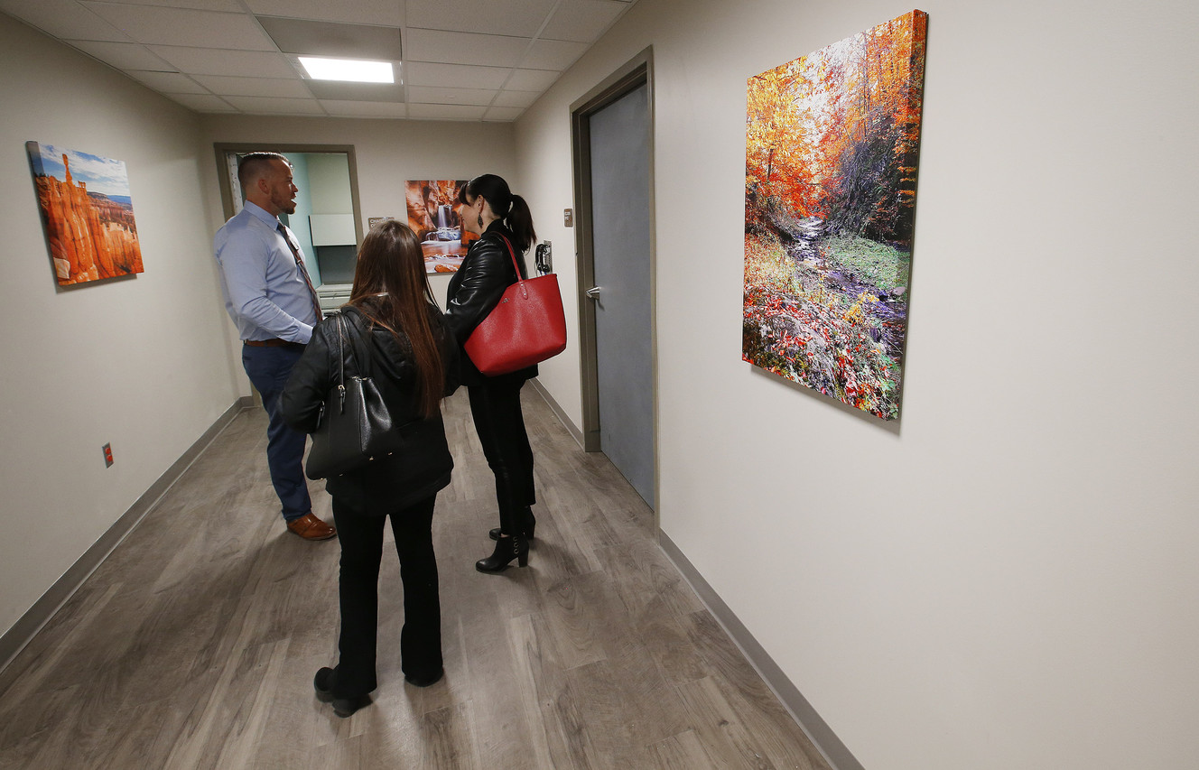 People tour Ogden Regional Medical Center's newly built residential center for its Alcohol and Chemical Treatment program in Washington Terrace on Wednesday, Feb. 7, 2018. (Photo: Jeffrey D. Allred, KSL)