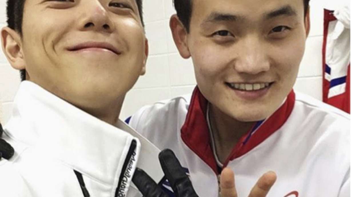 In small interactions before Olympics, Korean unity emerges