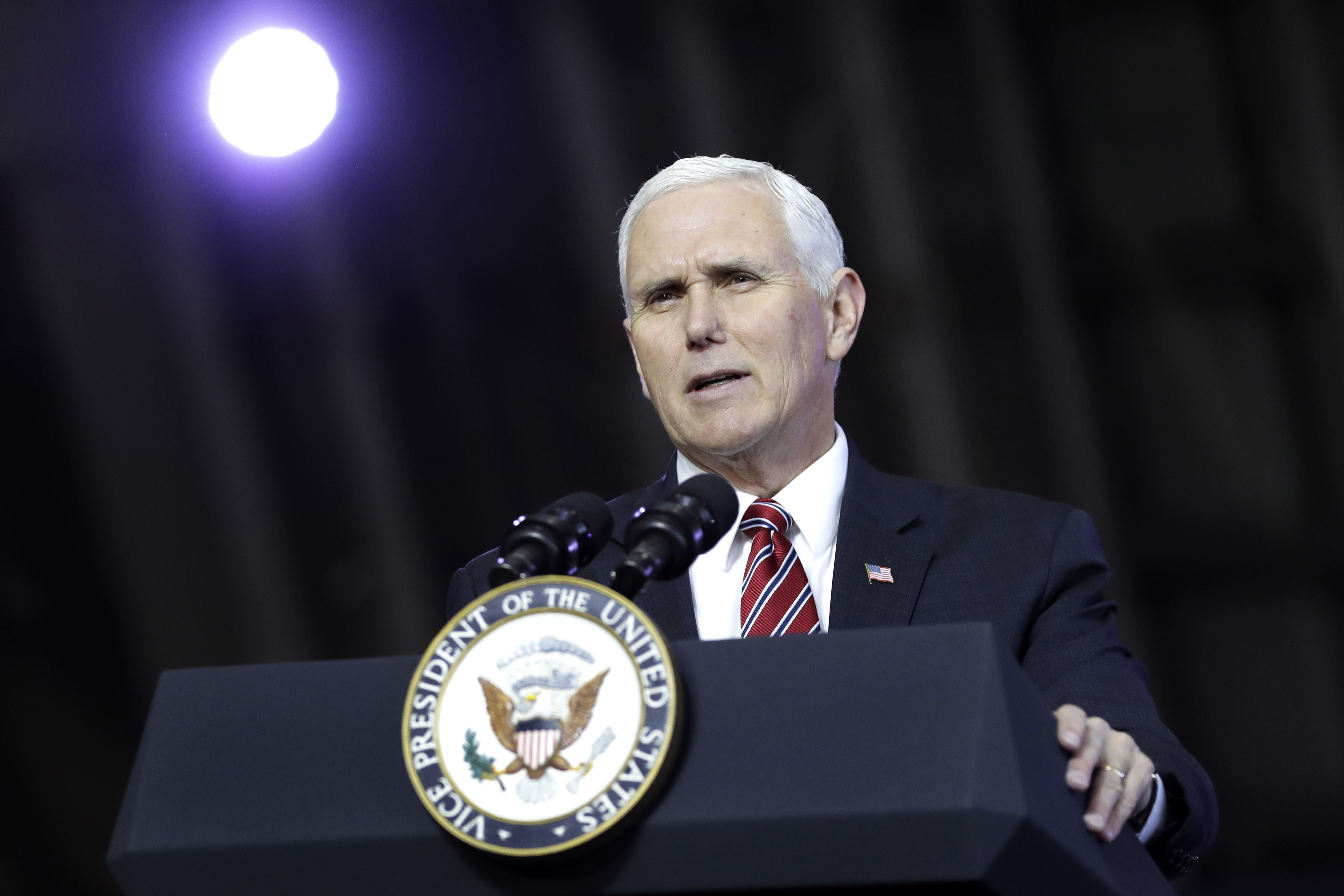 Pence out to counter NKorean 'propaganda' at Olympic games