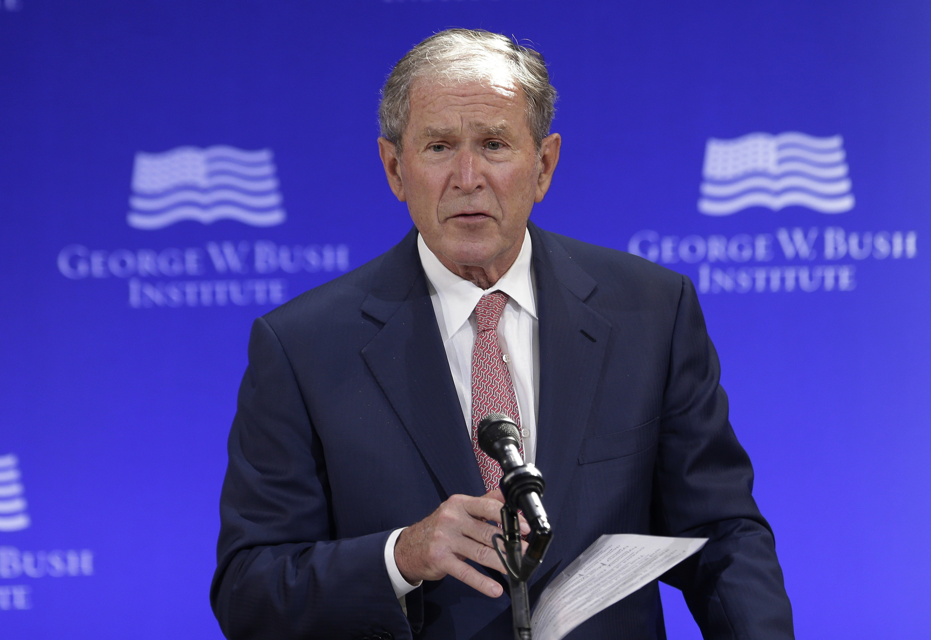 George W. Bush says Russia meddled in 2016 US election
