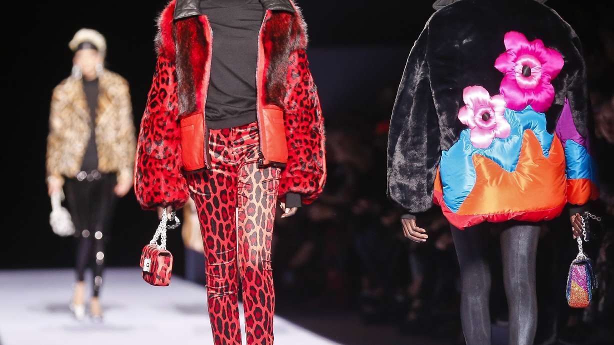 Sparkles, fake fur, and an '80s LA vibe at Tom Ford