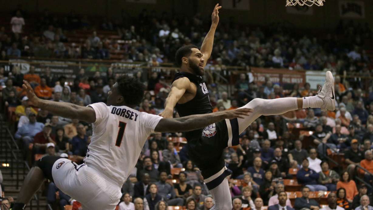 Tillie helps No. 12 Gonzaga hold off Pacific, 71-61