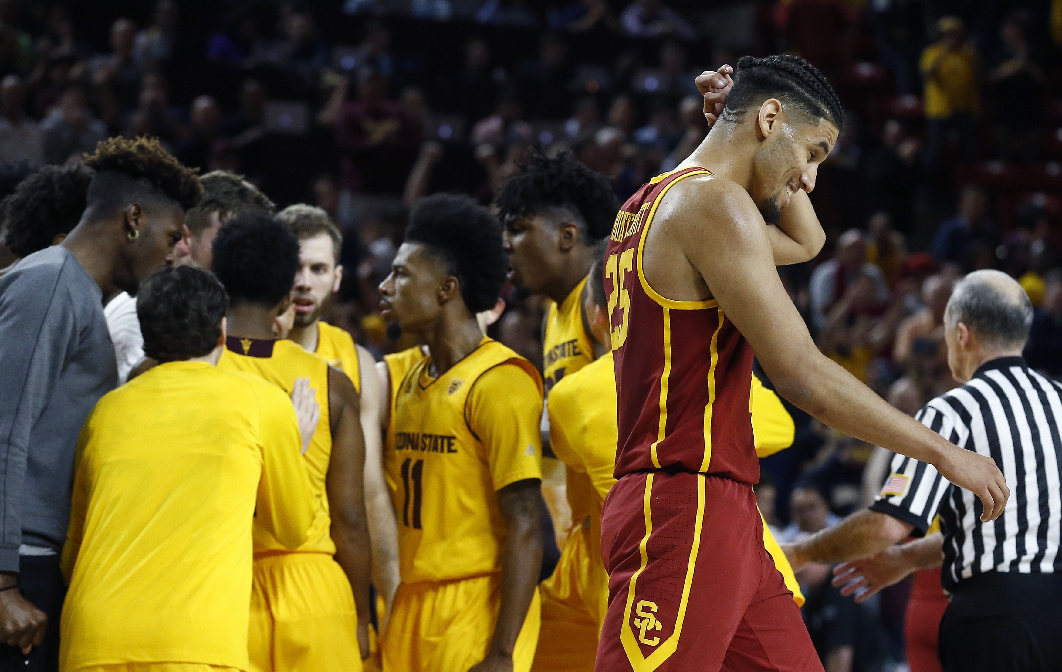 Holder's late basket gives Arizona St 80-78 win over USC