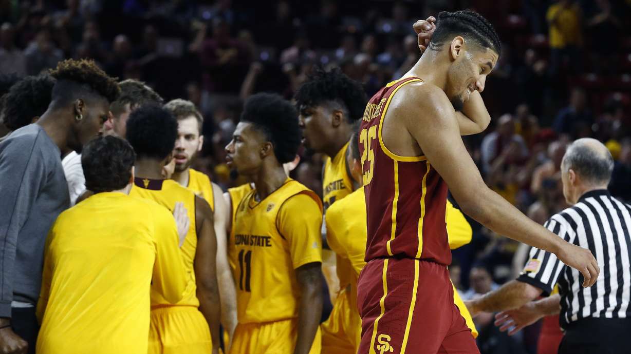 Holder's late basket gives Arizona St 80-78 win over USC