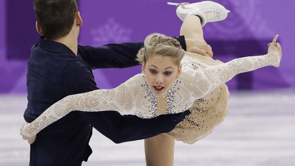 Knierims rescue US on opening day of Olympic team event