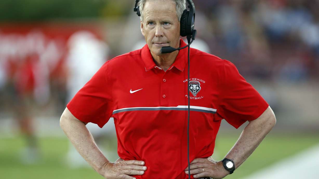 New Mexico football coach appealing 30-day suspension