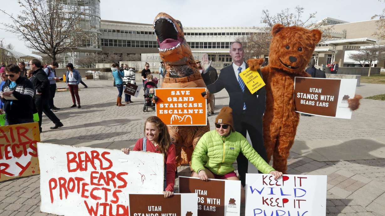 Interior secretary touts effort to improve big-game habitat