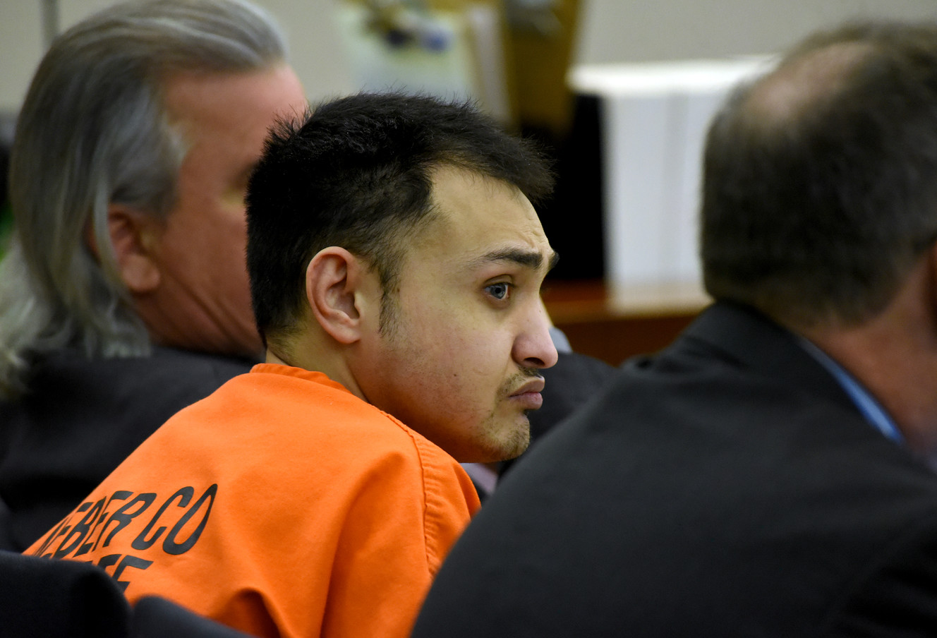 Miller Costello listens during a court hearing on Friday, Feb. 9, 2018, in Ogden. Costello and Brenda Emile are charged with aggravated murder in the death of their 3-year-old daughter. A judge on Thursday set trial to begin Aug. 1, 2022.