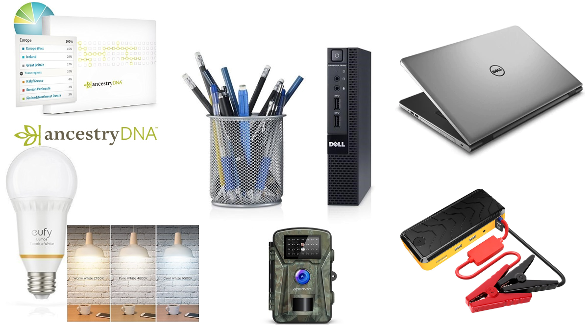 Get a $35 portable Jump starter, loaded 17.3" Dell laptop and Valentine's gift ideas