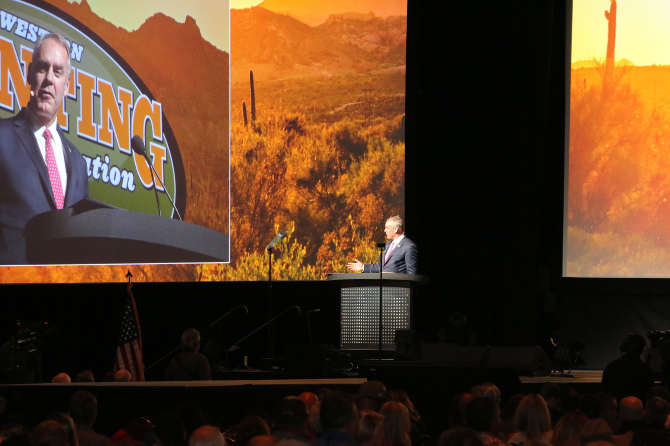Zinke, Trump Jr. tout importance of public lands, wildlife conservation at Hunting Expo