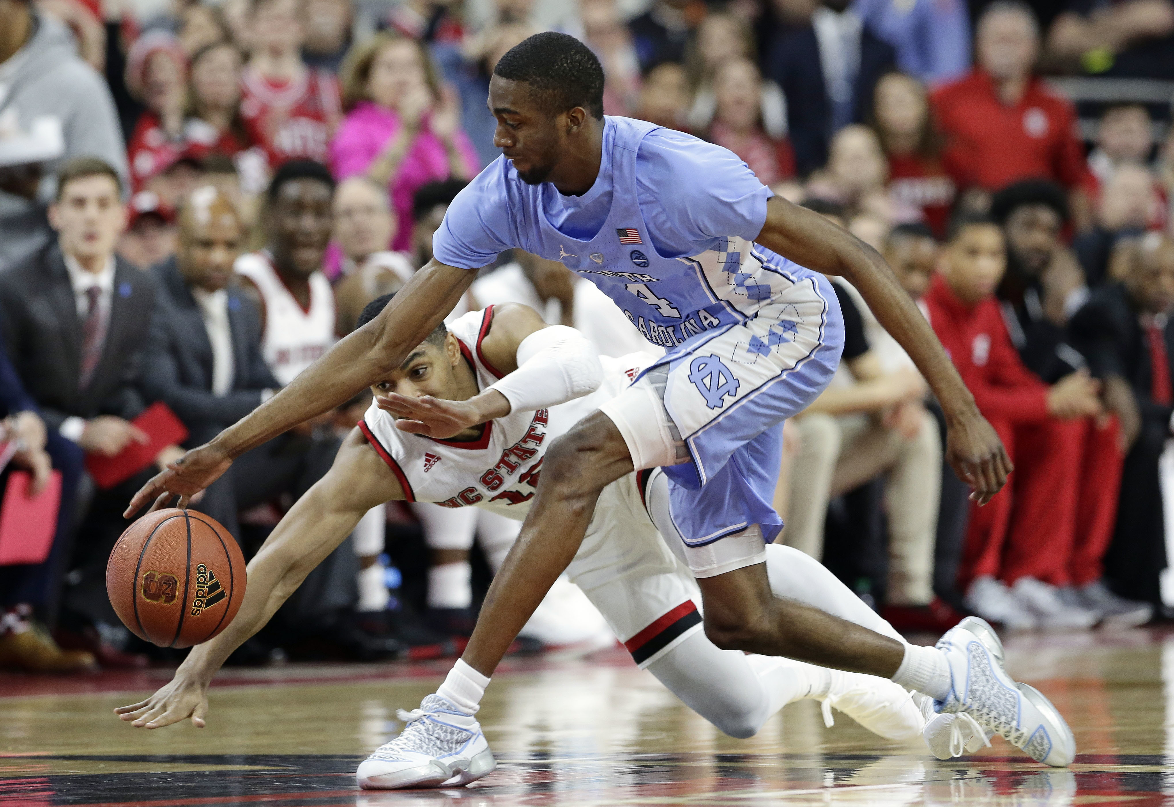 Maye helps No. 21 North Carolina beat rival NC State 96-89