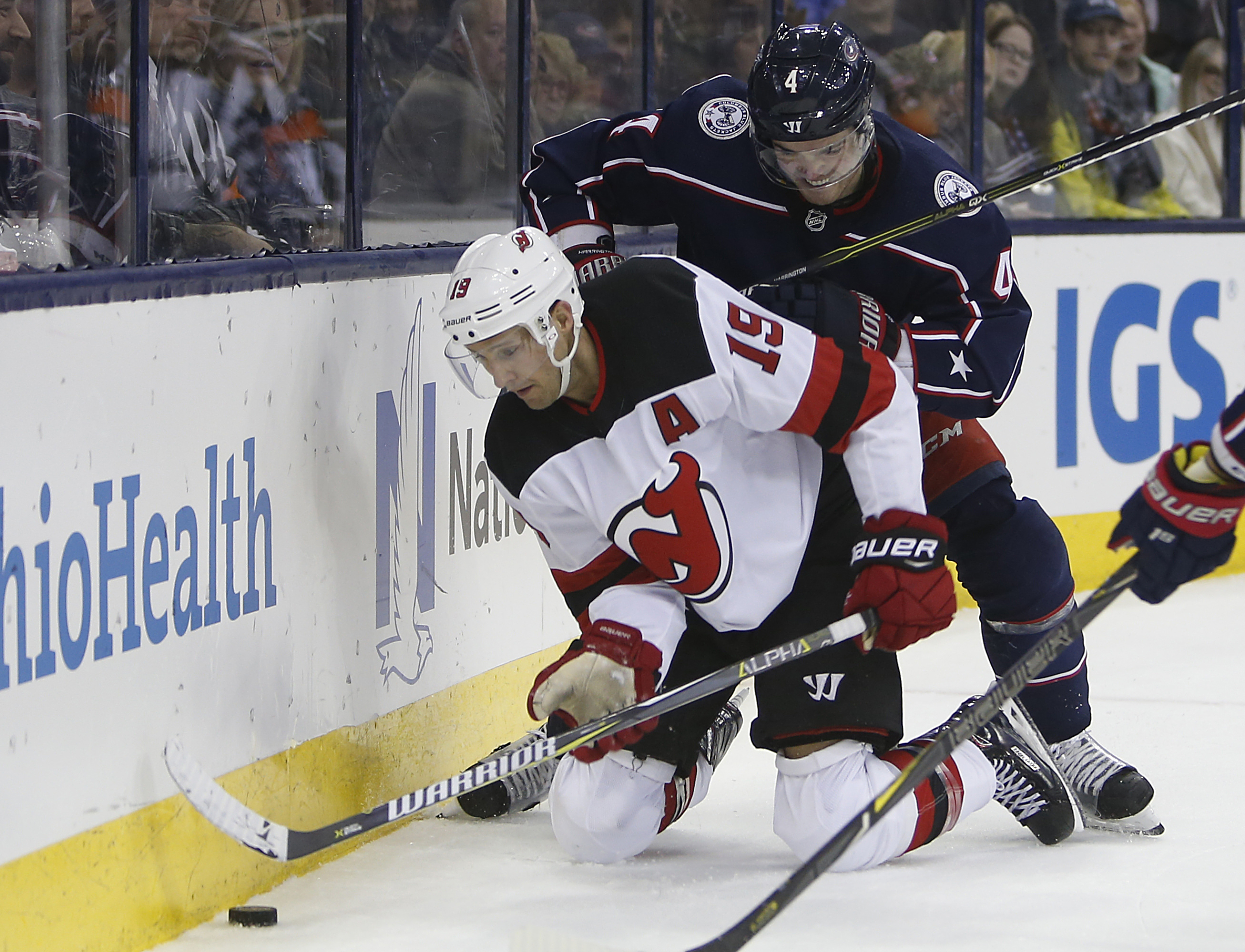 Blue Jackets snap losing streak with 6-1 win over Devils