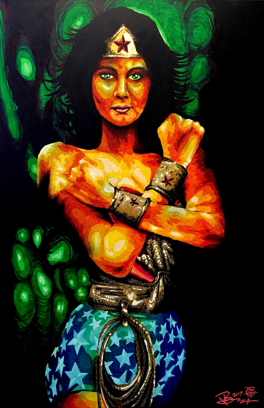 "Wonder Woman" by Jordan Brun. (Photo: Jordan Brun)