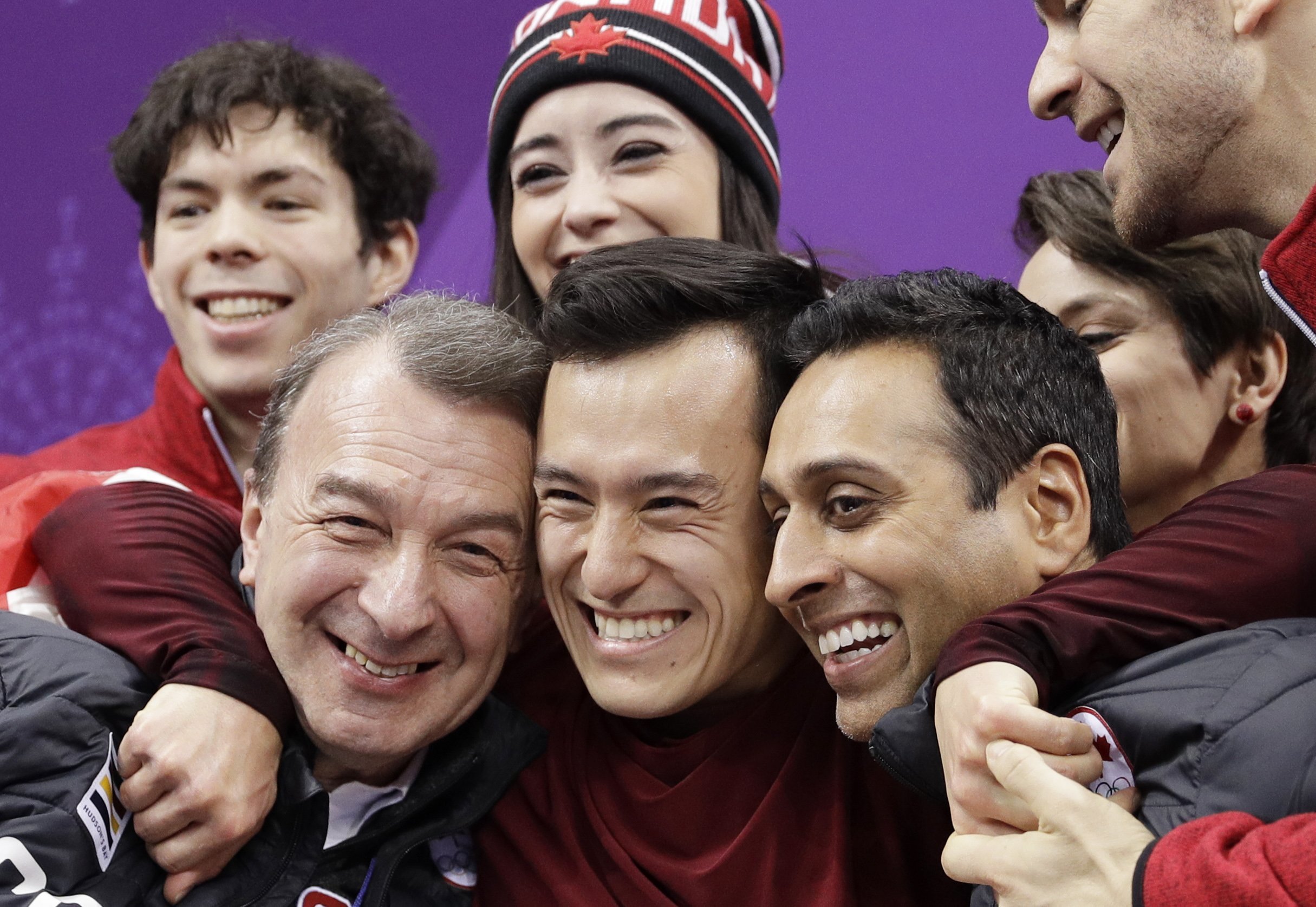 Gold, Canada: Team competition a romp for Canadian skaters