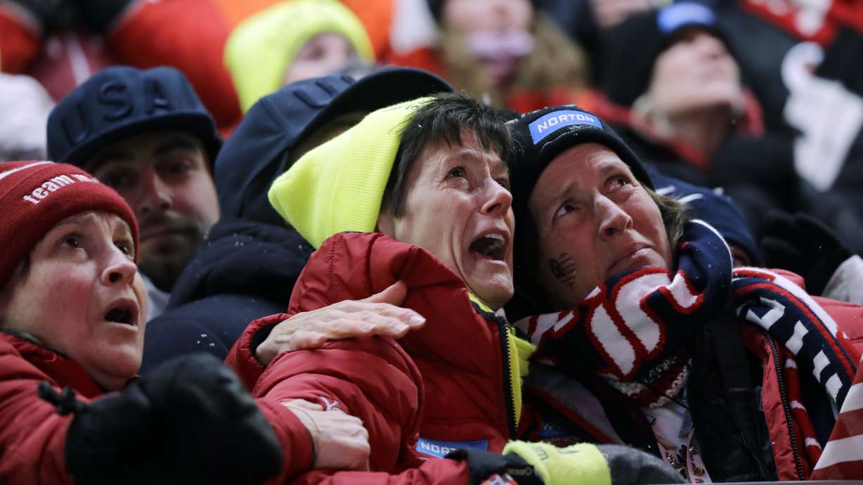 American luger Emily Sweeney crashes out of Olympics