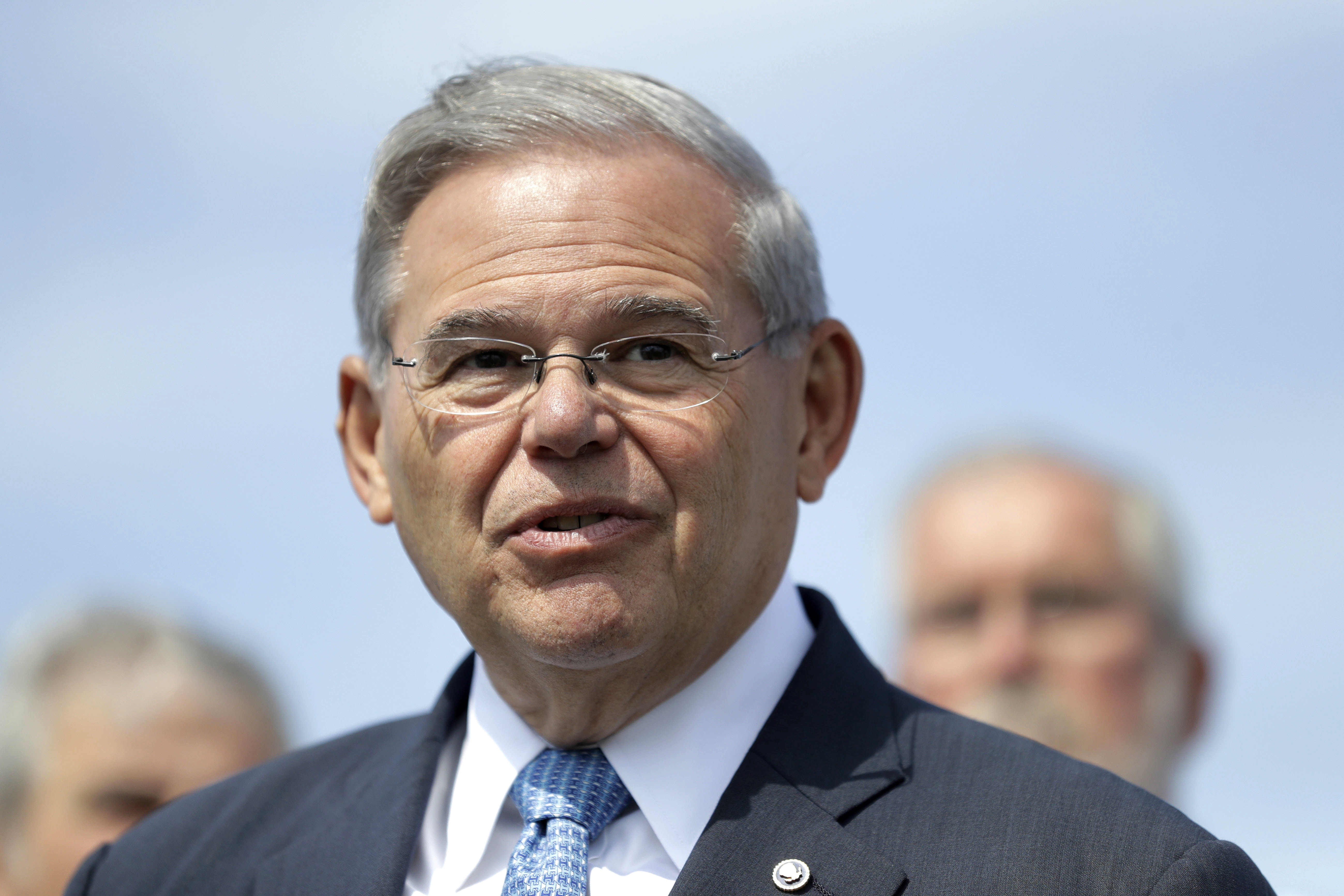 GOP Senate hopeful jabs Menendez, distances self from Trump