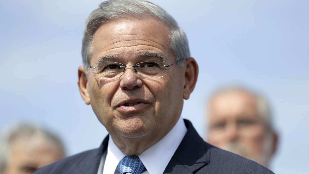 GOP Senate hopeful jabs Menendez, distances self from Trump