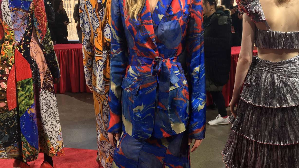 On a massive bed of popcorn, Raf Simons re-examines America