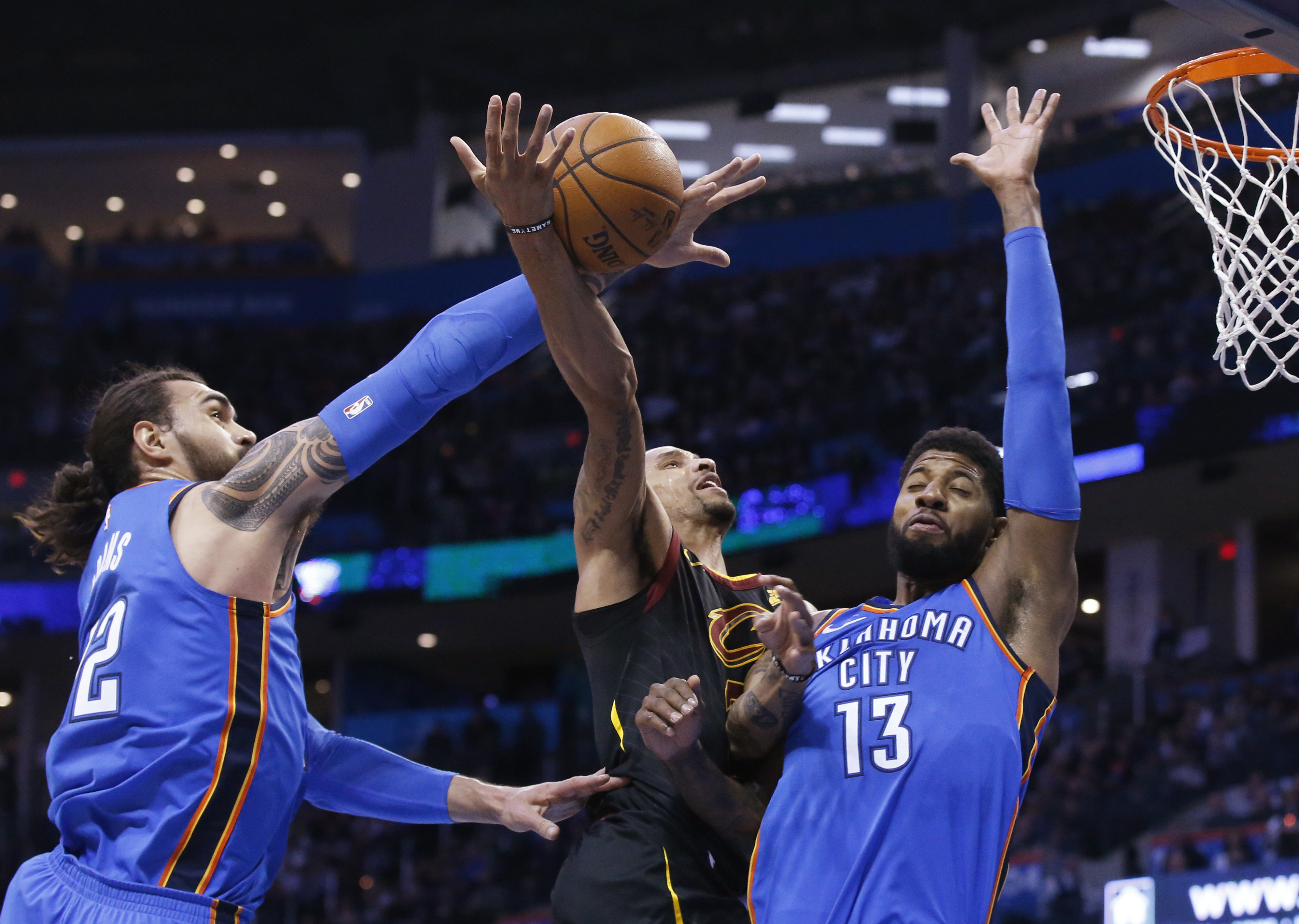 James' 37 lead Cavaliers past Thunder 120-112