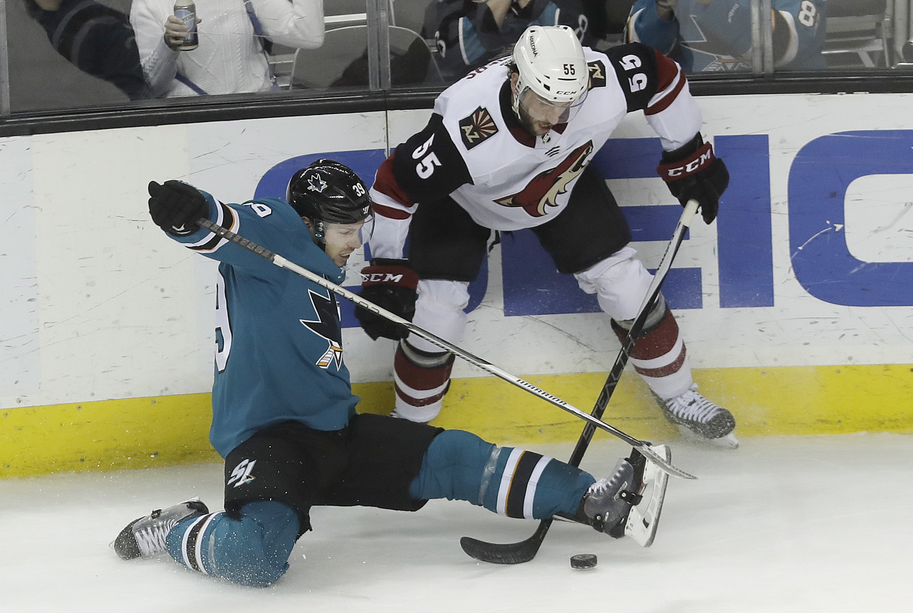 Goligoski stays hot as Coyotes top Sharks, 2-1