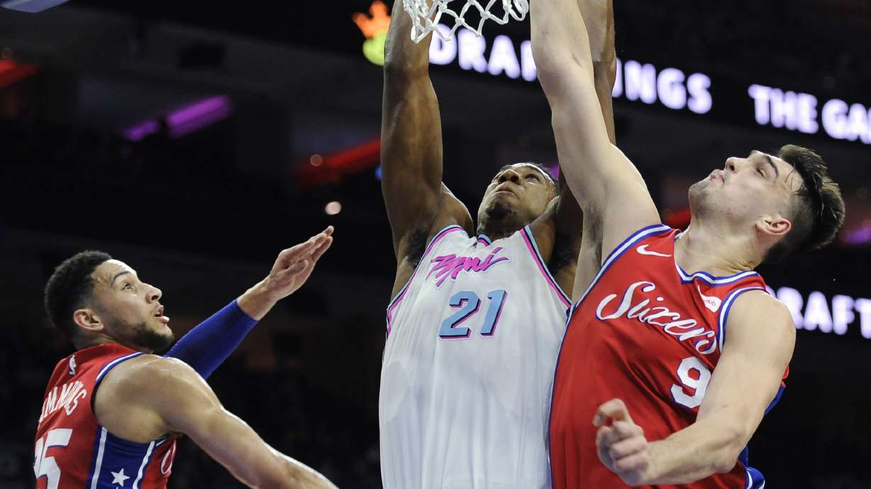 Simmons leads short-handed 76ers to come-back win over Heat