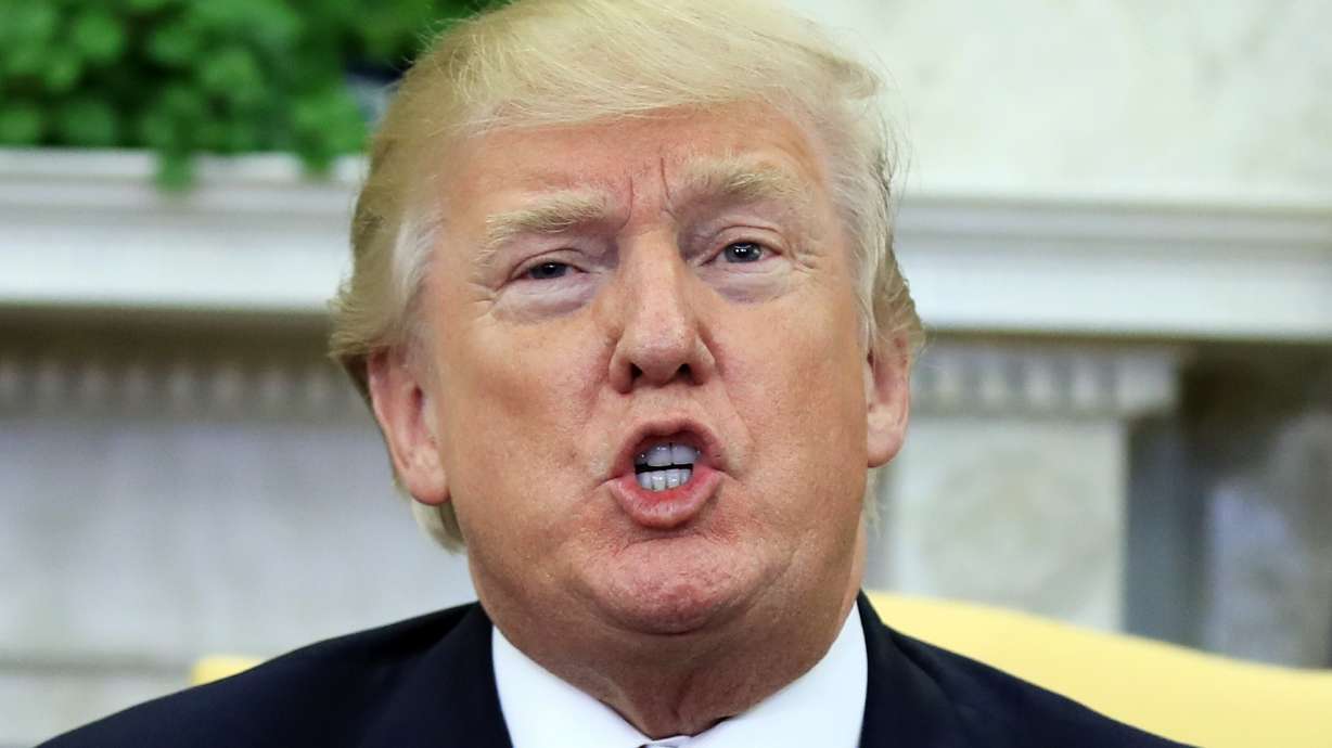 Trump breaks silence on domestic abuse, Kelly out of sight