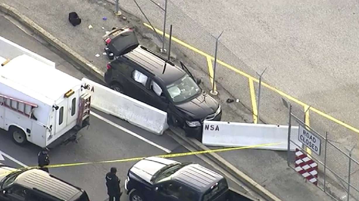 2 freed after shots fired at SUV in NSA campus confrontation
