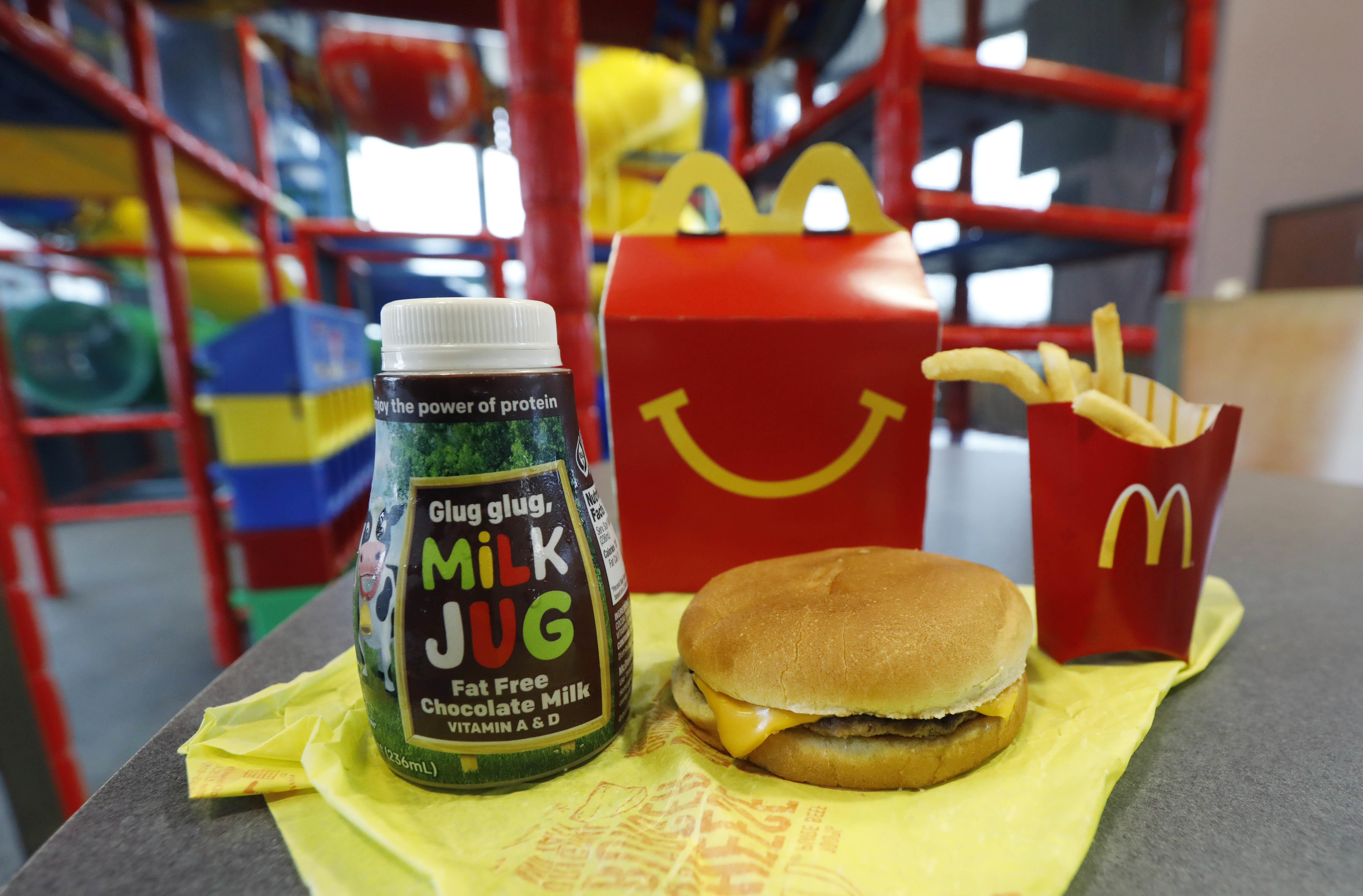McDonald's moves cheeseburgers off Happy Meal menu