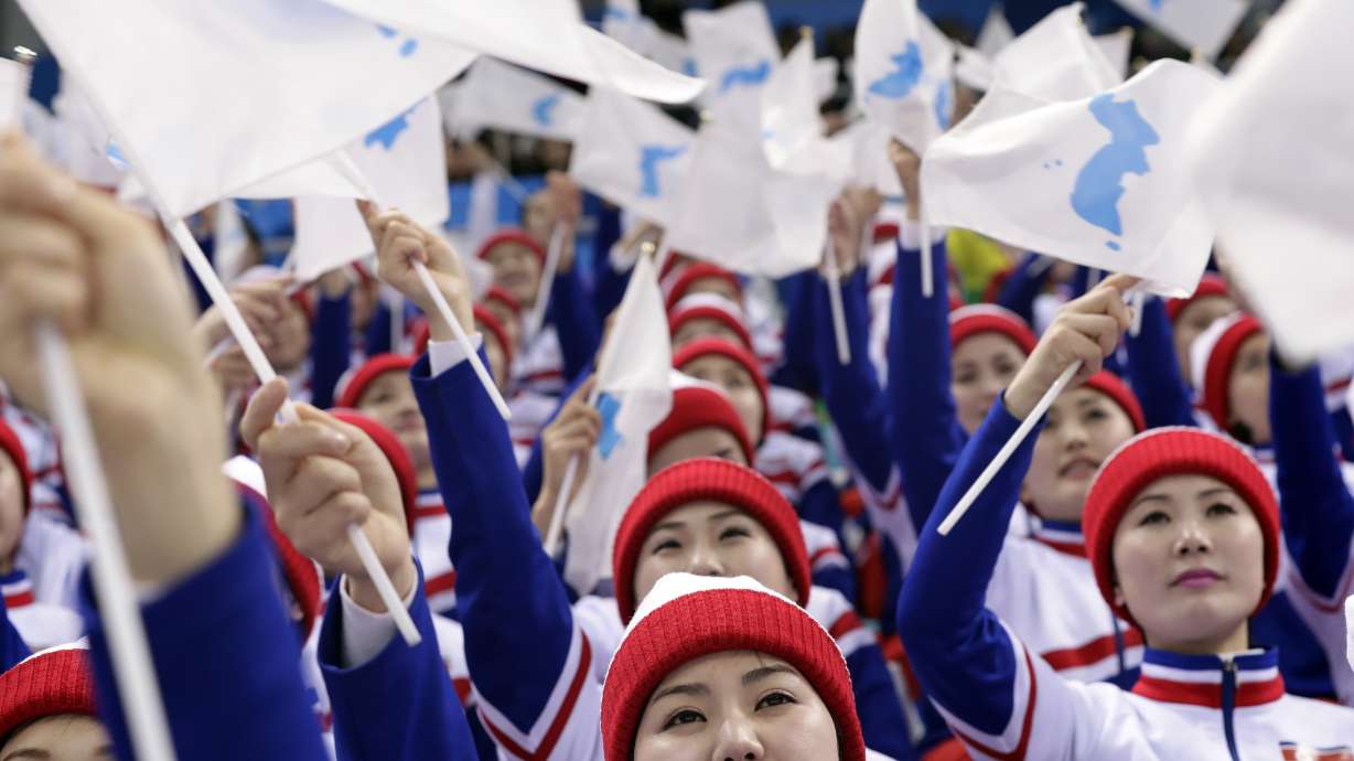 Lively scene as South Korea men play 1st Olympic hockey game