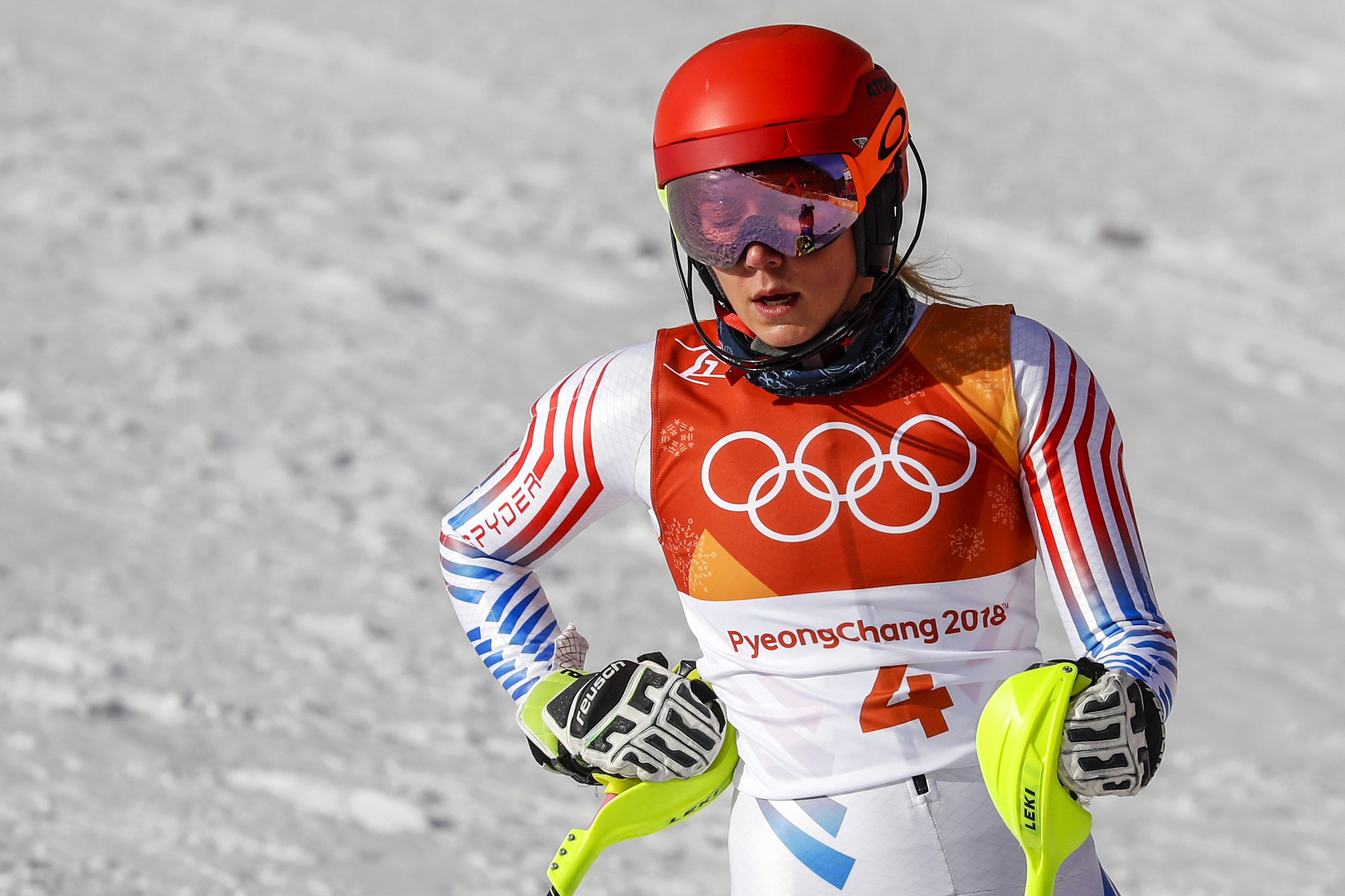 2014 champ Shiffrin 4th behind Hansdotter in Olympic slalom
