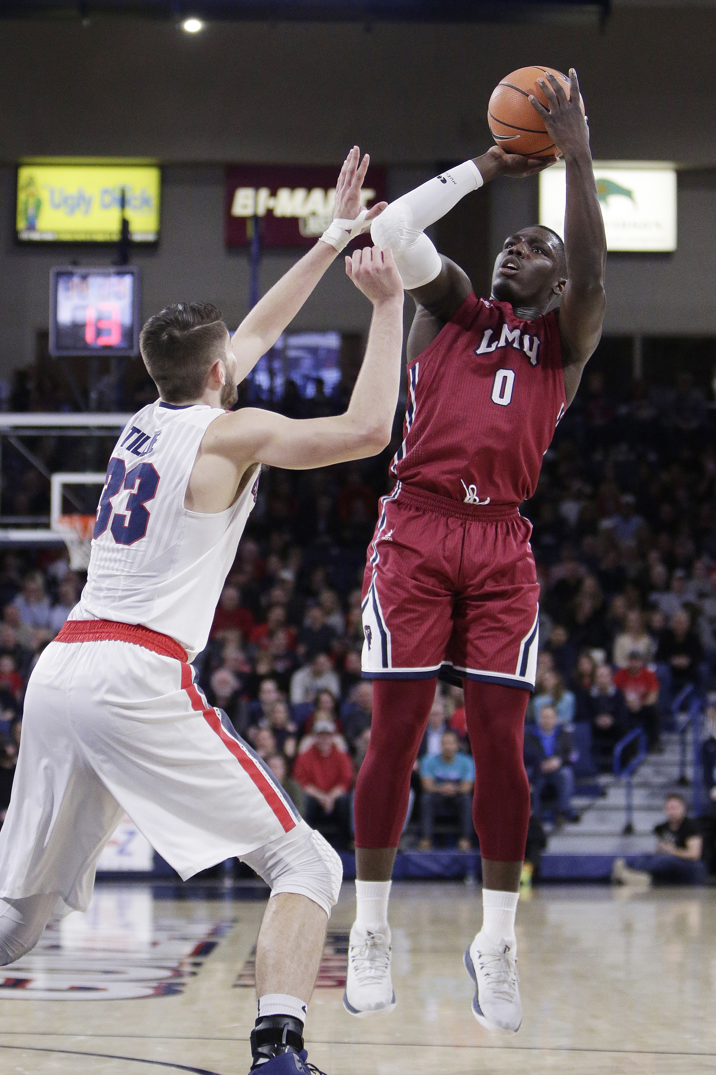 Williams leads No. 9 Gonzaga over Loyola Marymount 76-46