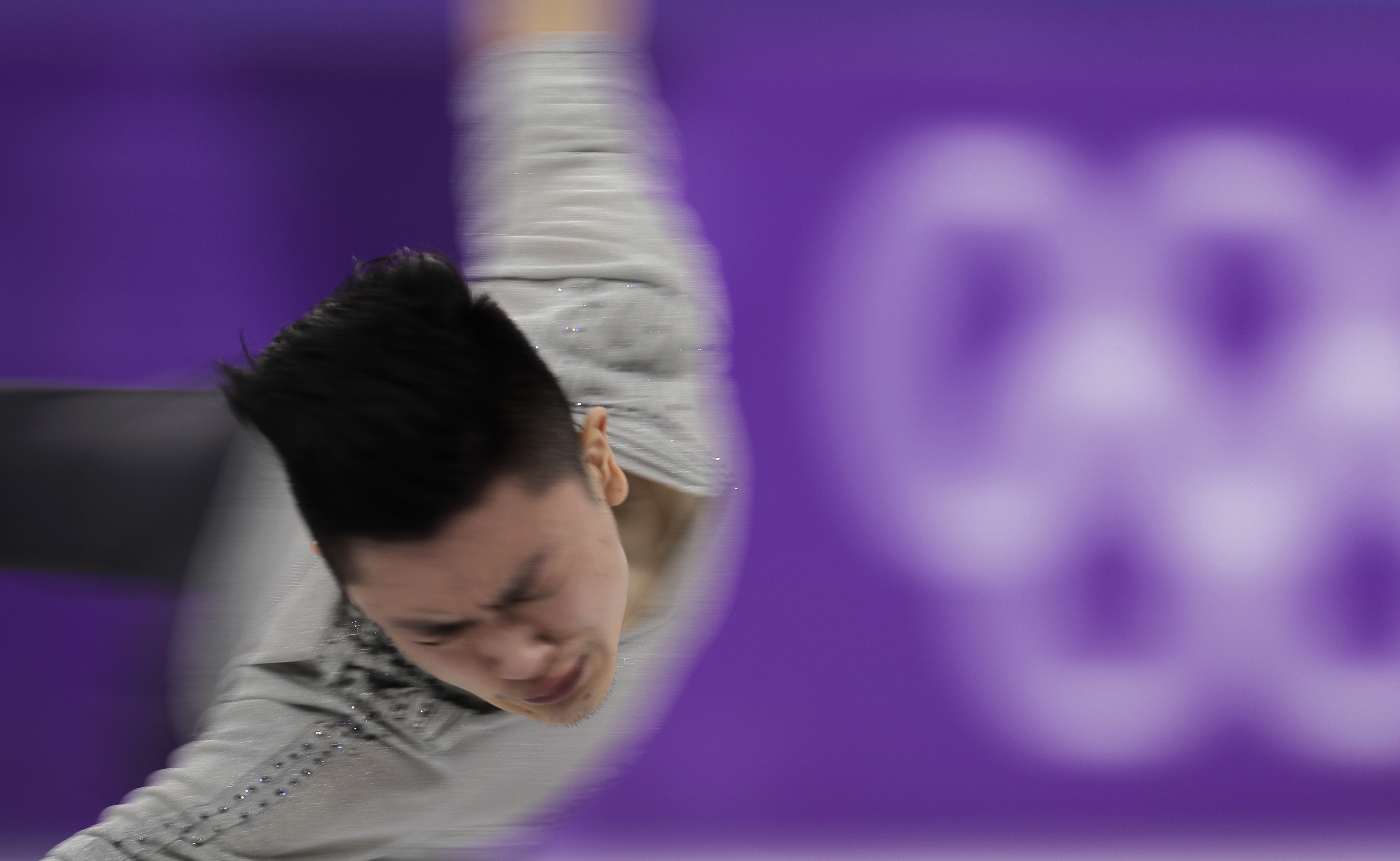 AP PHOTOS: Athletes a blur of motion at Pyeongchang Olympics
