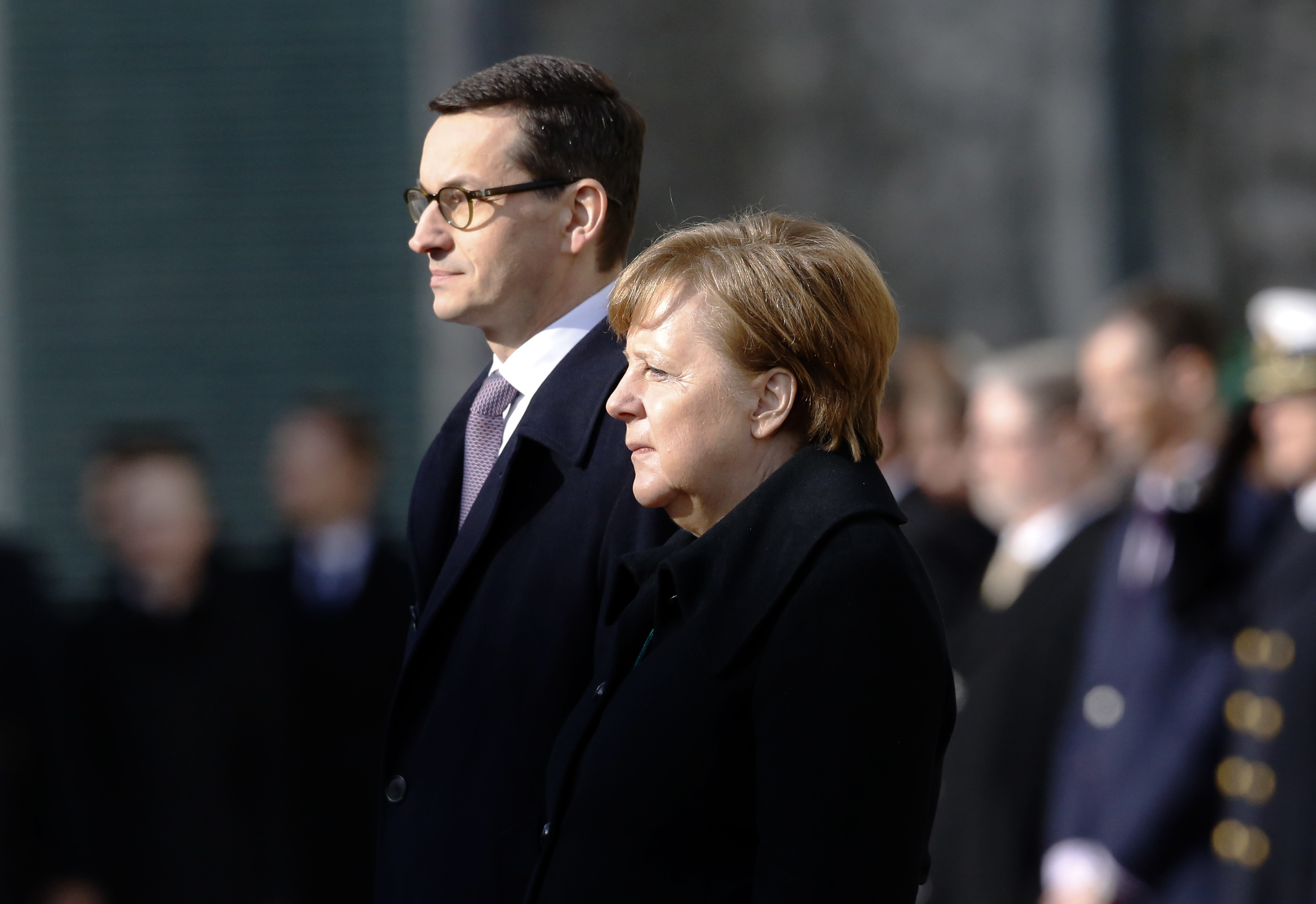Polish, German leaders emphasize common ground in 1st visit