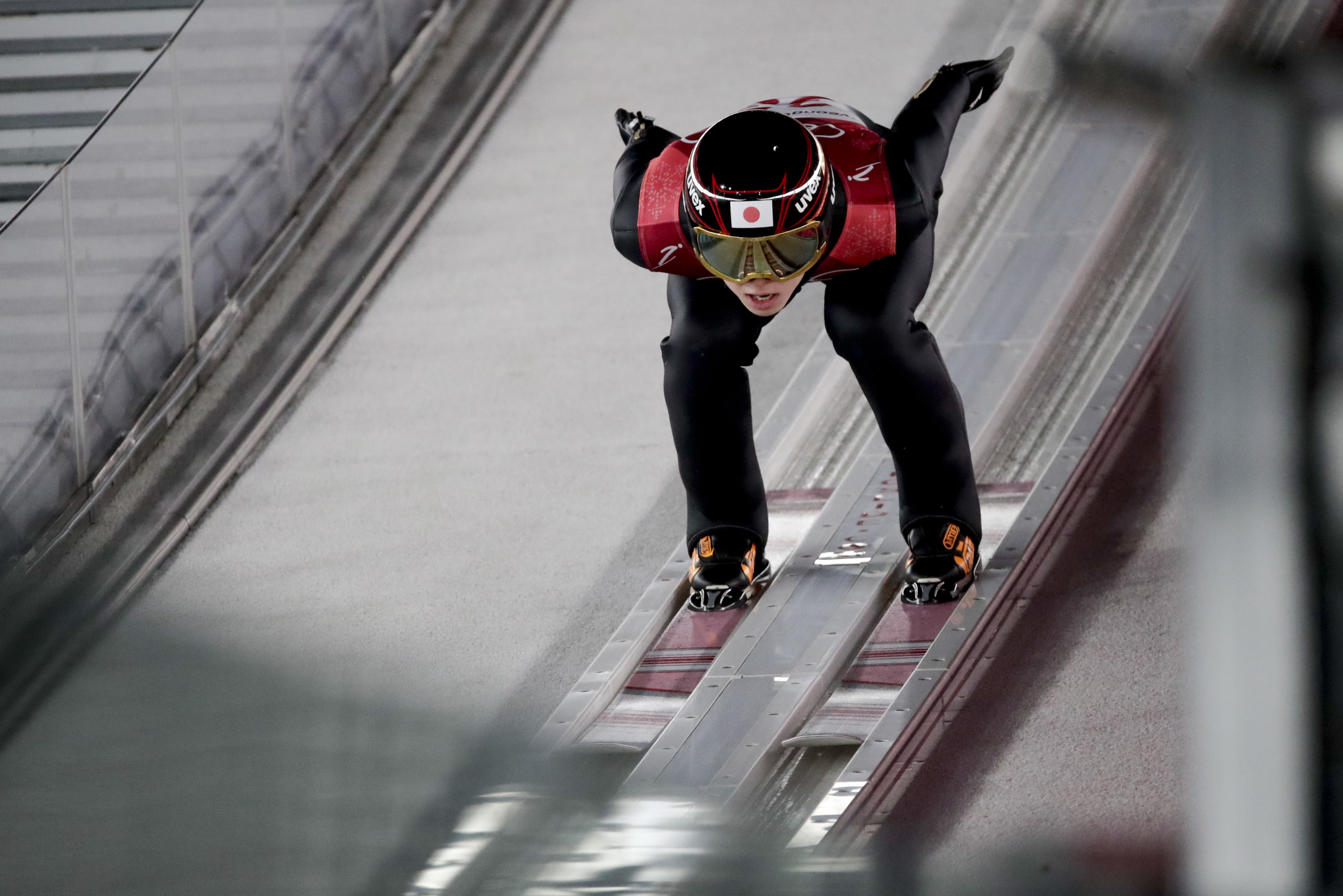 Johansson leads qualifying for large hill ski jumping