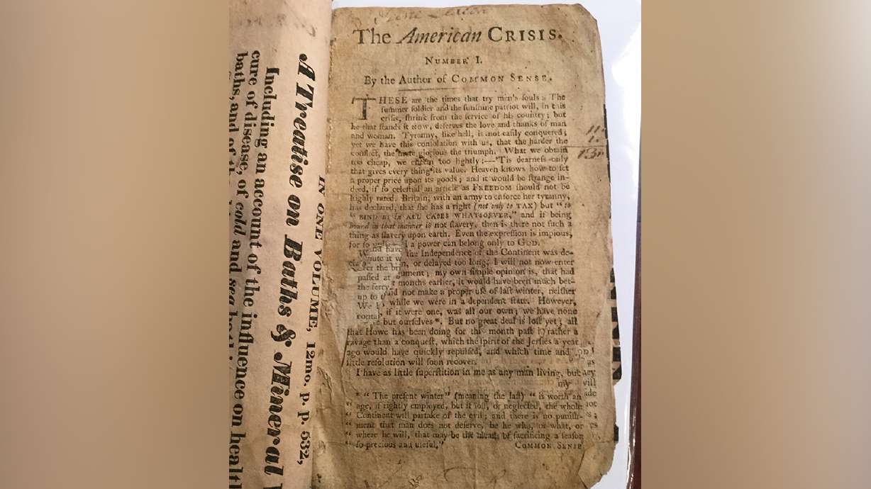 'Amazing it survived:' How a rare Revolutionary War-era document ended up in Utah