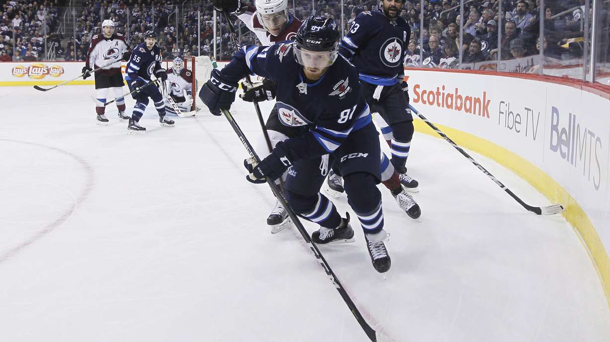 Wheeler, Scheifele lead Jets past Avalanche 6-1