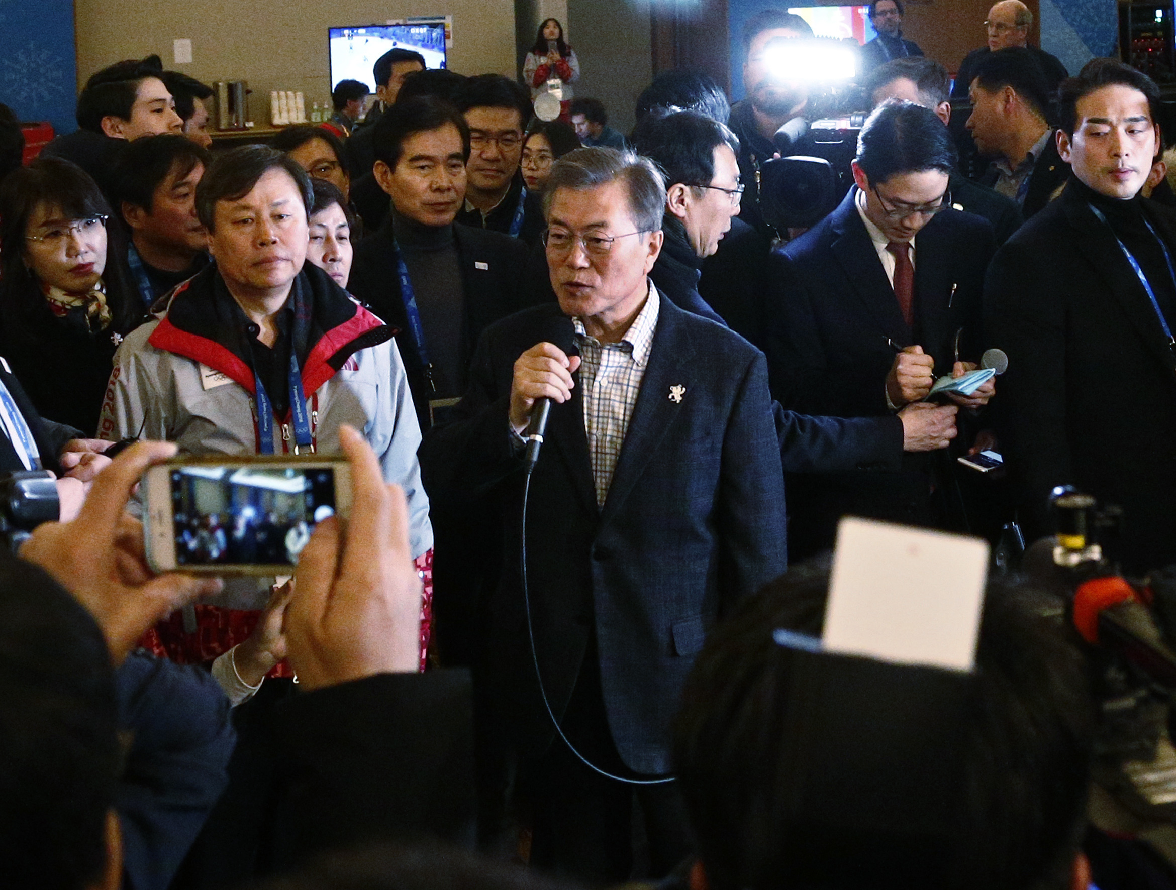 Moon won't discuss possible summit with North Korea's Kim