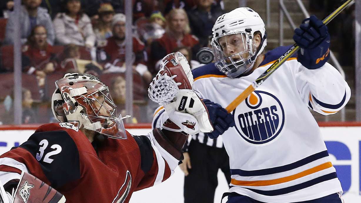Raanta makes 39 saves, streaking Coyotes beat Oilers 1-0
