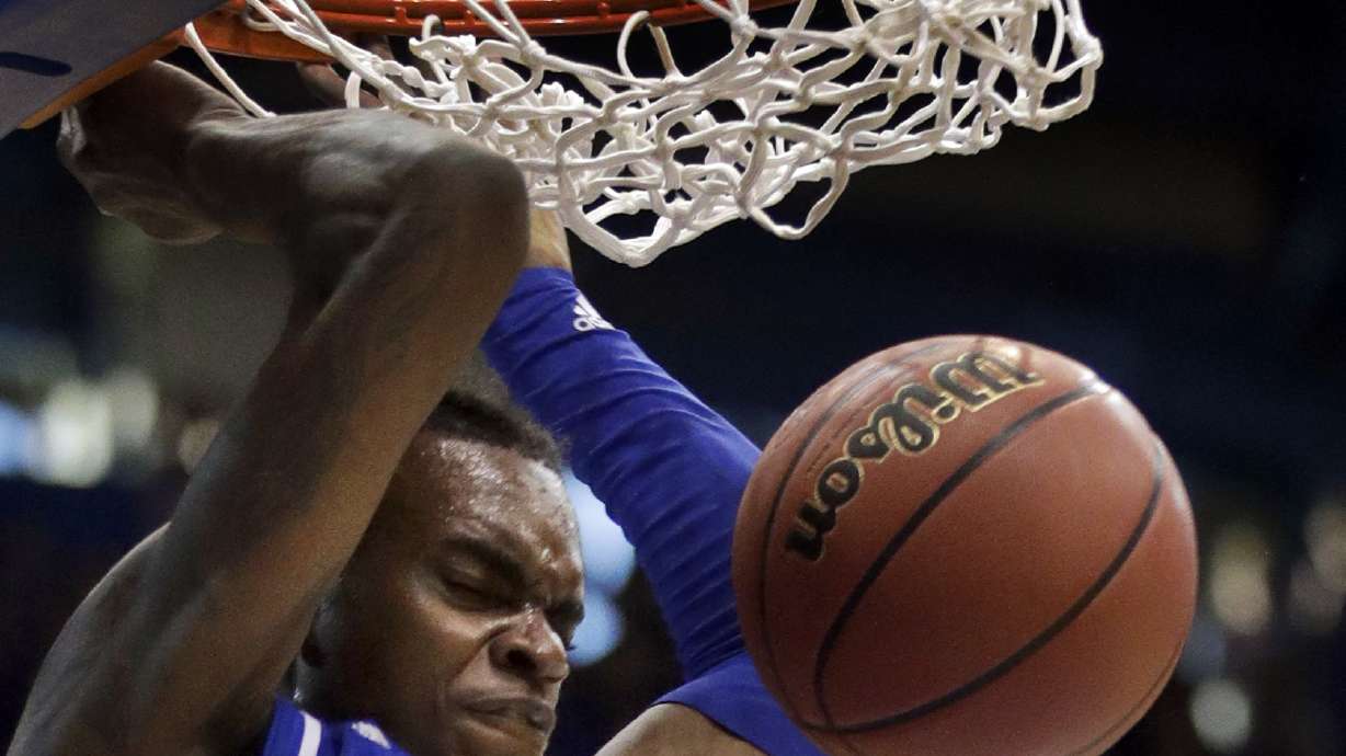 Azubuike leads No. 13 Kansas past No. 20 West Virginia 77-69